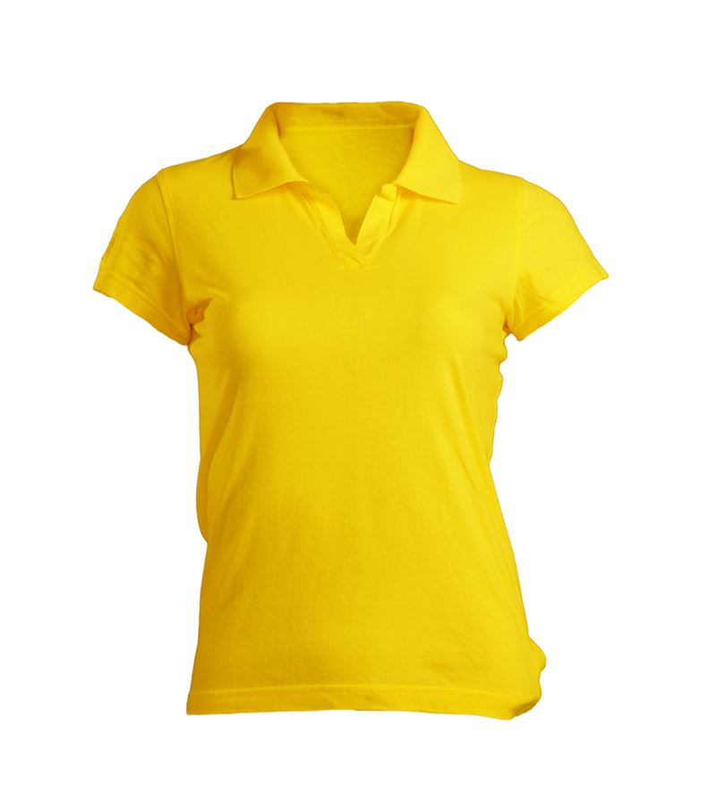 Gul polo t-shirt
